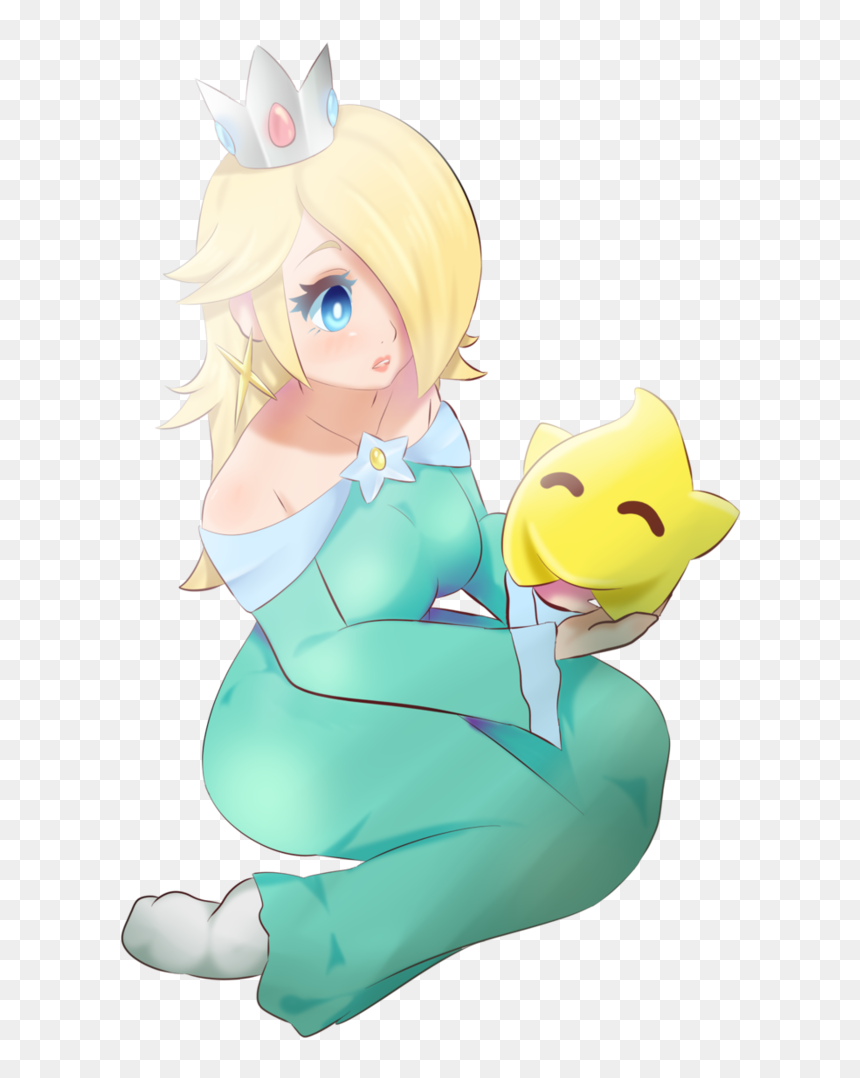 Rosalina And Luma By Awworkshop - Imagenes De Rosalina De Mario Bros, HD Png Download - rosalina png