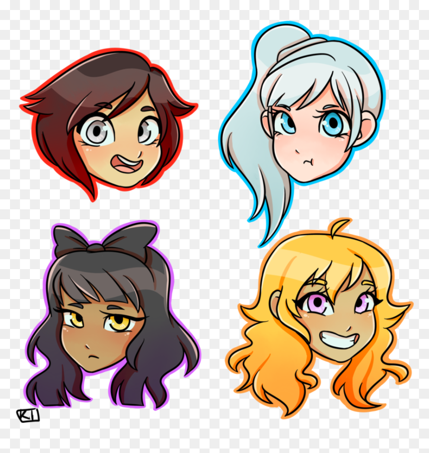 T-shirt Blake Belladonna Weiss Schnee Hair Face Clothing - Weiss Schnee, HD Png Download - weiss schnee png