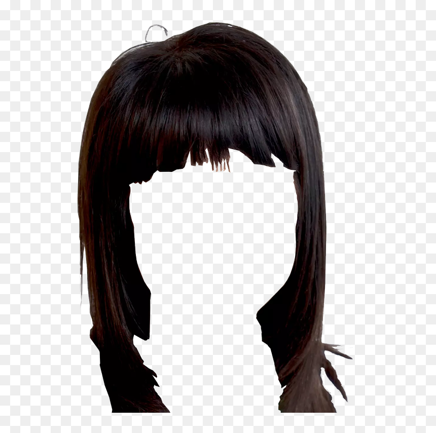Lace Wig, HD Png Download - peluca png