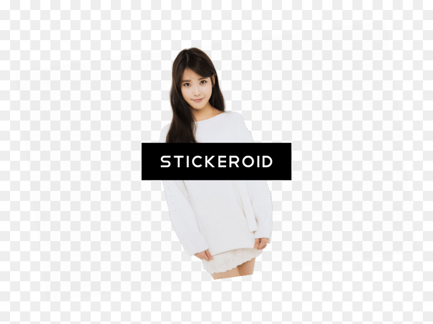 Iu White Sweater , Png Download - Girl, Transparent Png - iu png