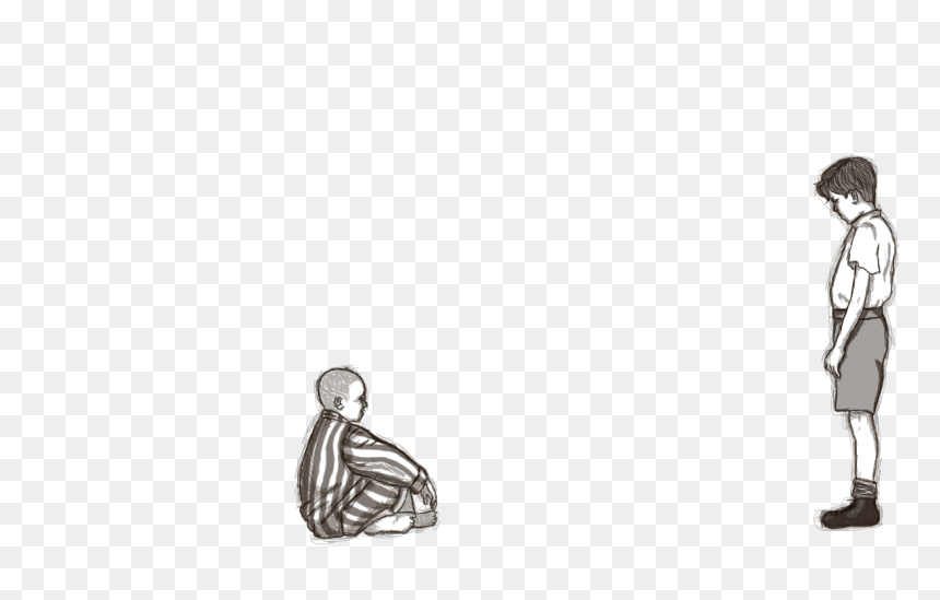 El Niño De La Pijama De Rayas Dibujo, HD Png Download - rayas png