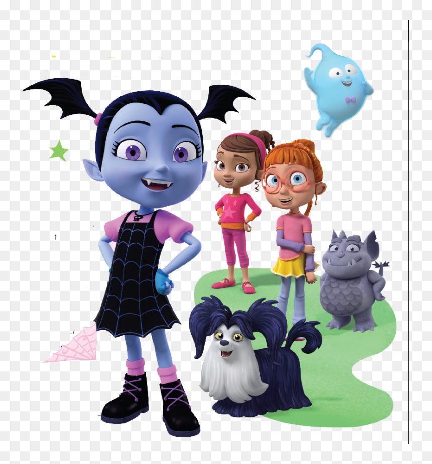 Vampirina Todos Los Personajes, HD Png Download - amigos png