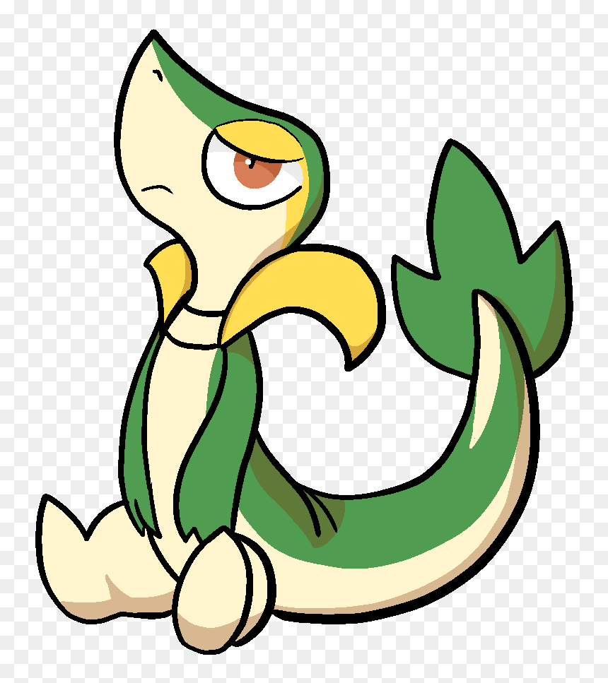Snivy - Cartoon, HD Png Download - snivy png