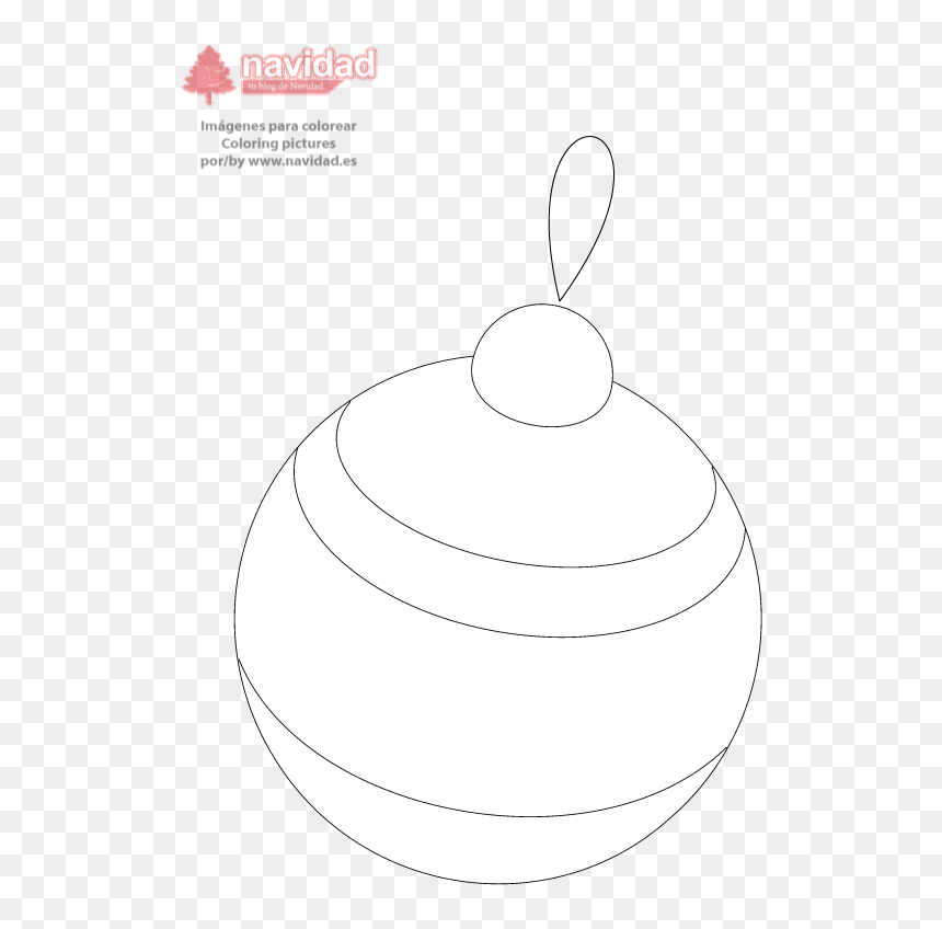 Bola Navidad Rayas - Circle, HD Png Download - rayas png
