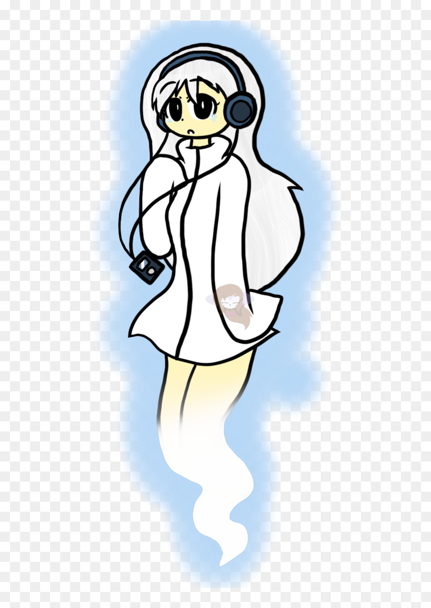 Female Napstablook , Png Download - Cartoon, Transparent Png - napstablook png