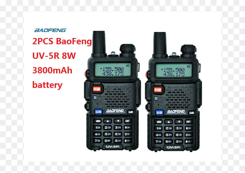 Baofeng Uv 82 Fake Vs, HD Png Download - walkie talkie png
