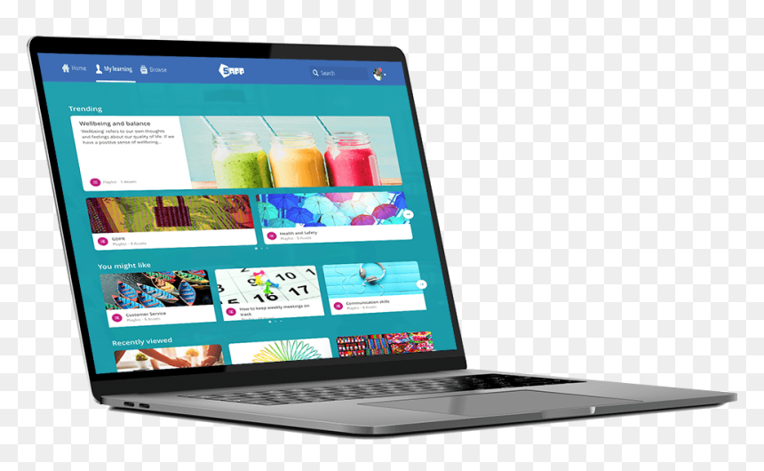 5app Hub On Laptop Screen - Netbook, HD Png Download - laptop screen png