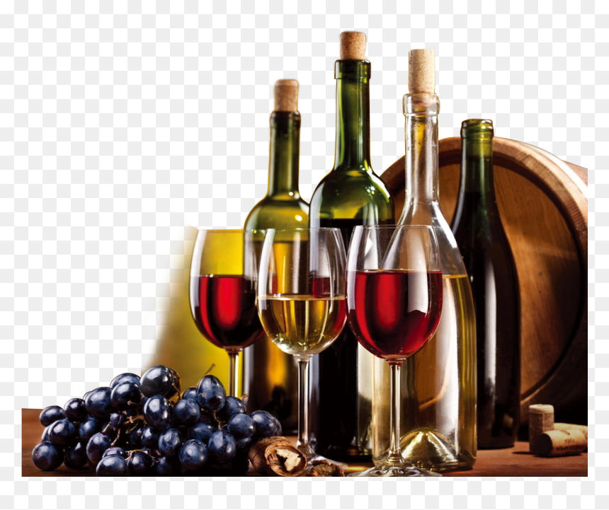 Wine Glasses And Bottles, HD Png Download - wine tasting png