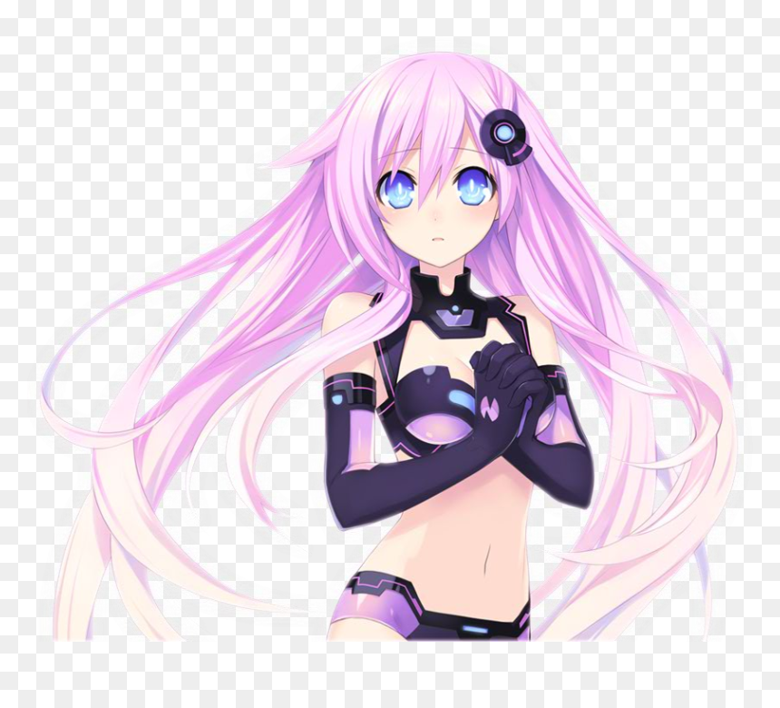 Purple Sister Neptunia, HD Png Download - hyperdimension neptunia png