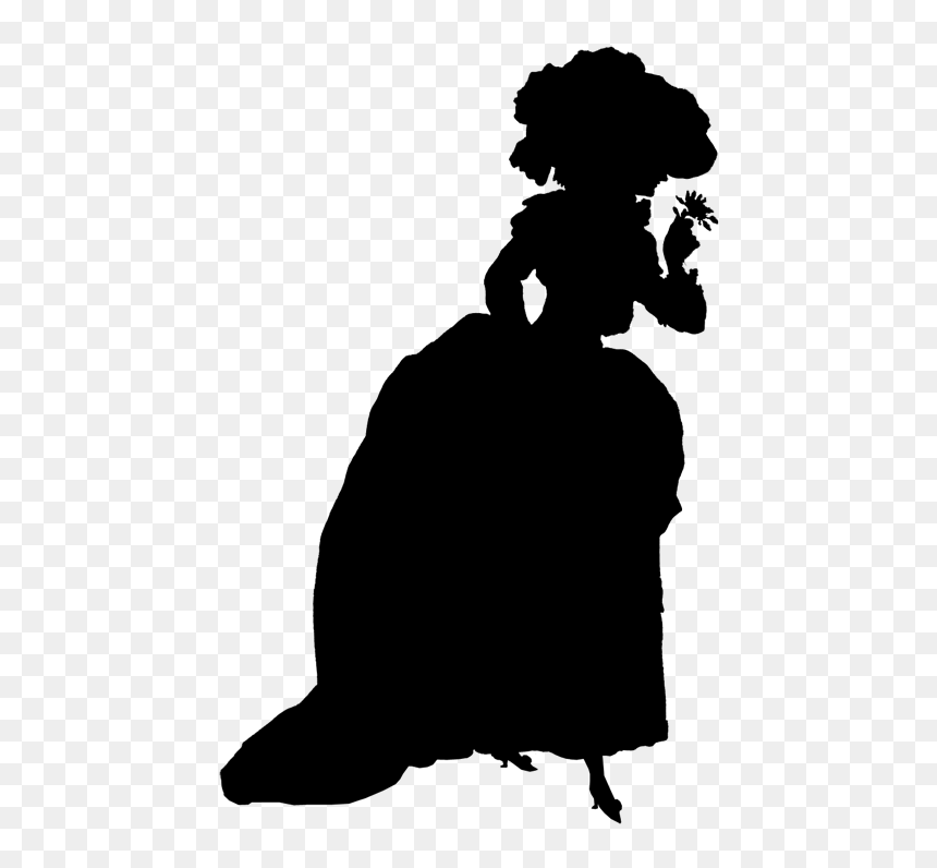 Transparent Lady Silhouette Clipart - Silhouette, HD Png Download - lady silhouette png