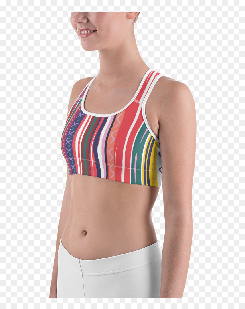 Rayas Sports Bra - Hawaiian Sports Bra, HD Png Download - rayas png