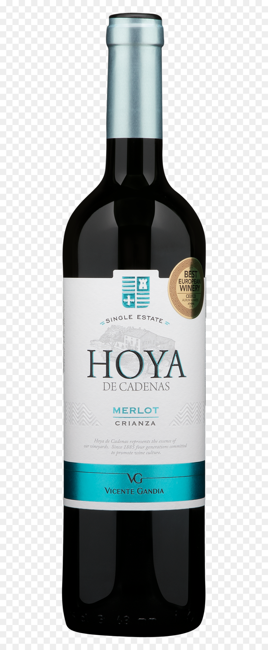Hoya De Cadenas Merlot Crianza Spain 2018 R09537 Png, Transparent Png - cadenas png