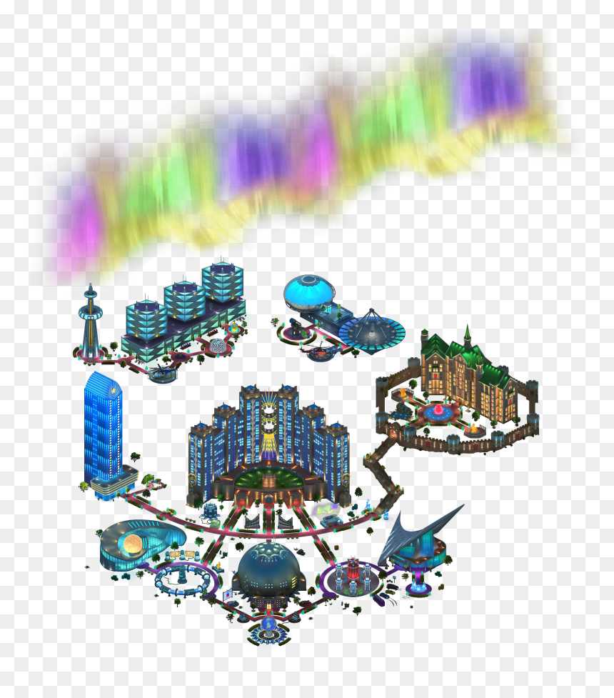 Megapolis Wiki - Illustration, HD Png Download - christmas lights .png