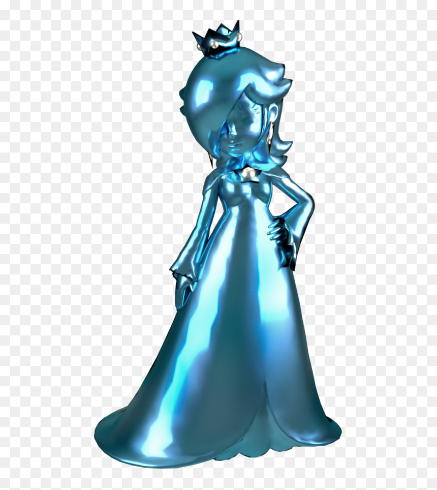 Blue Platinum Rosalina - Super Mario Pink Gold Peach, HD Png Download - rosalina png