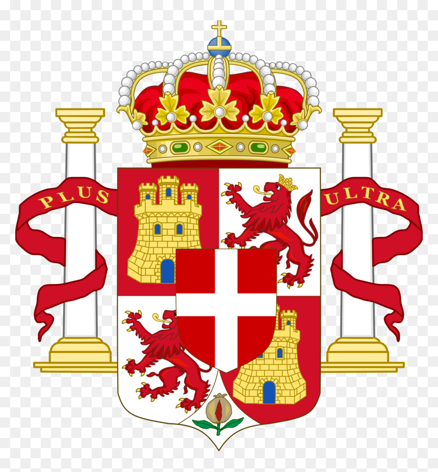 Coa Of Spain - Code Of Arms Spain, HD Png Download - christmas lights .png