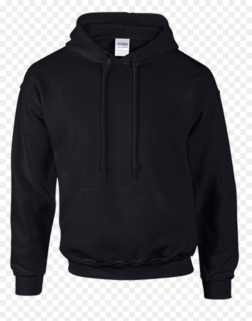 Black 36c - Black Hoodie Without Zipper, HD Png Download - gildan logo png