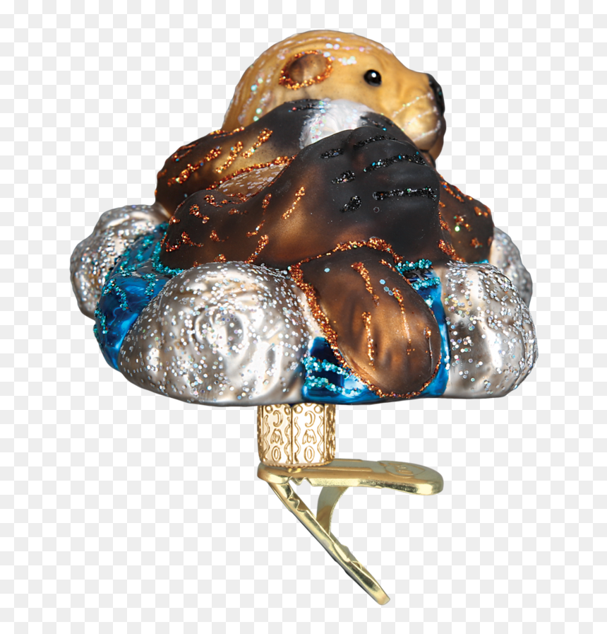 Floating Sea Otter Ornament - Crystal, HD Png Download - hanging ornament png