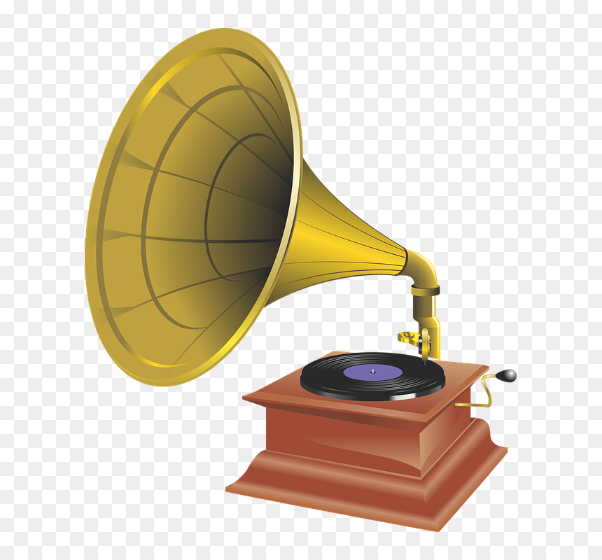 Transparent Gramophone Clipart - Old Music Instruments Png, Png Download - music vector png