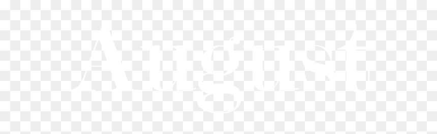 August - Johns Hopkins Logo White, HD Png Download - august png