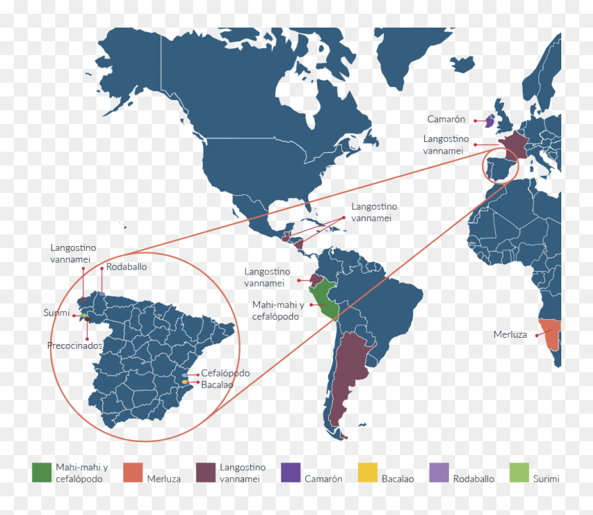 North And South America Clipart, HD Png Download - ubicacion png