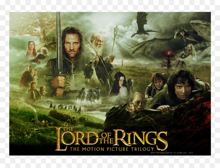 Lord Of The Rings Poster Hd, HD Png Download - lotr png