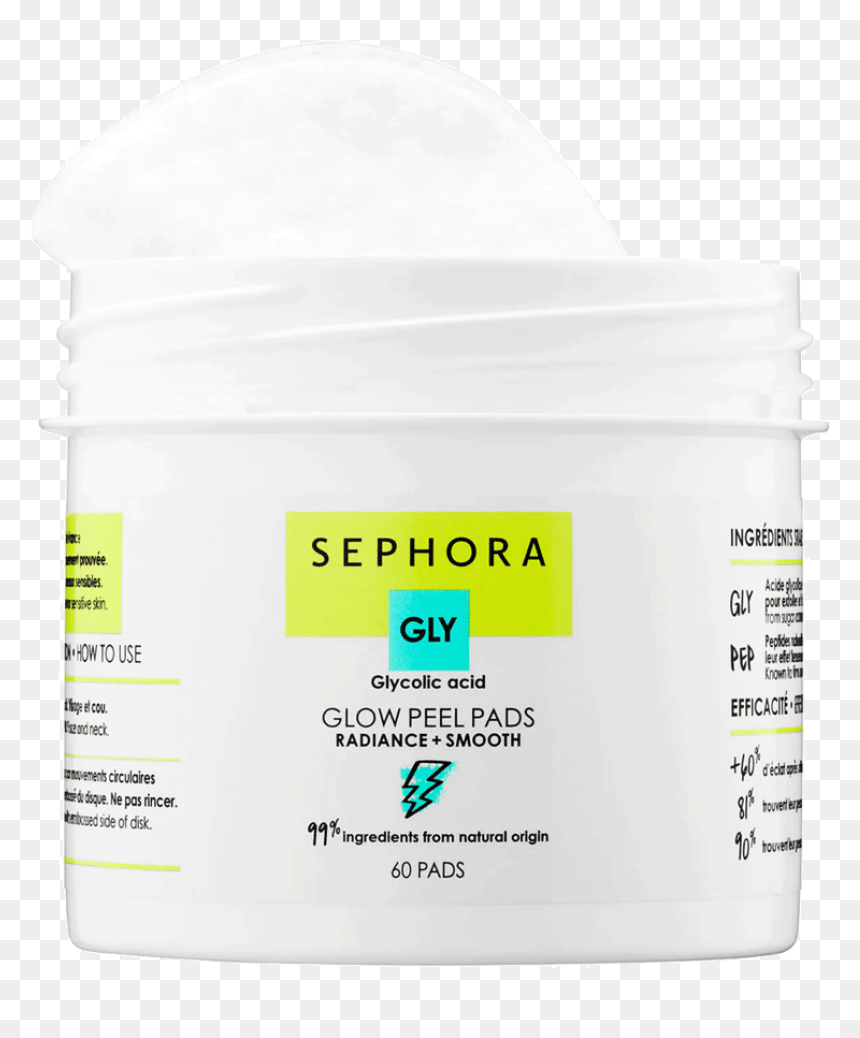 Sephora Glow Peel Pads Radiance Smooth Sheets - Label, HD Png Download - sephora png