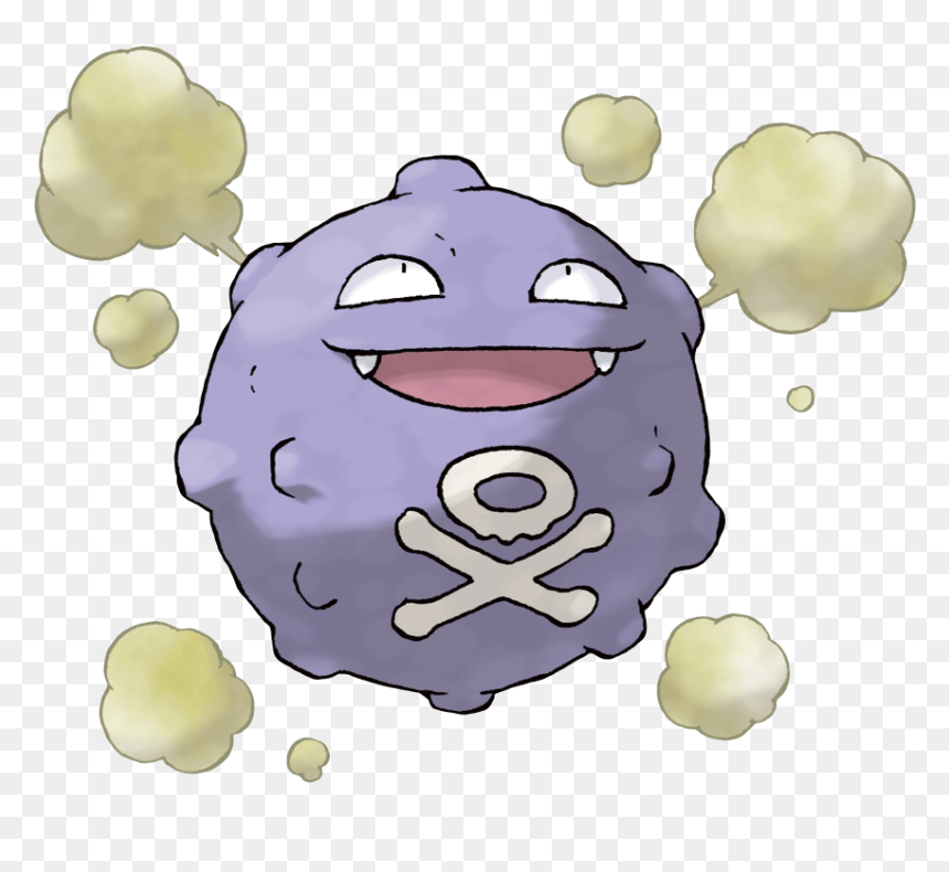 Pokemon Koffing Png, Transparent Png - hitmonlee png