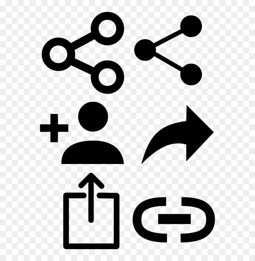 Share Icons - Partager, HD Png Download - vhv