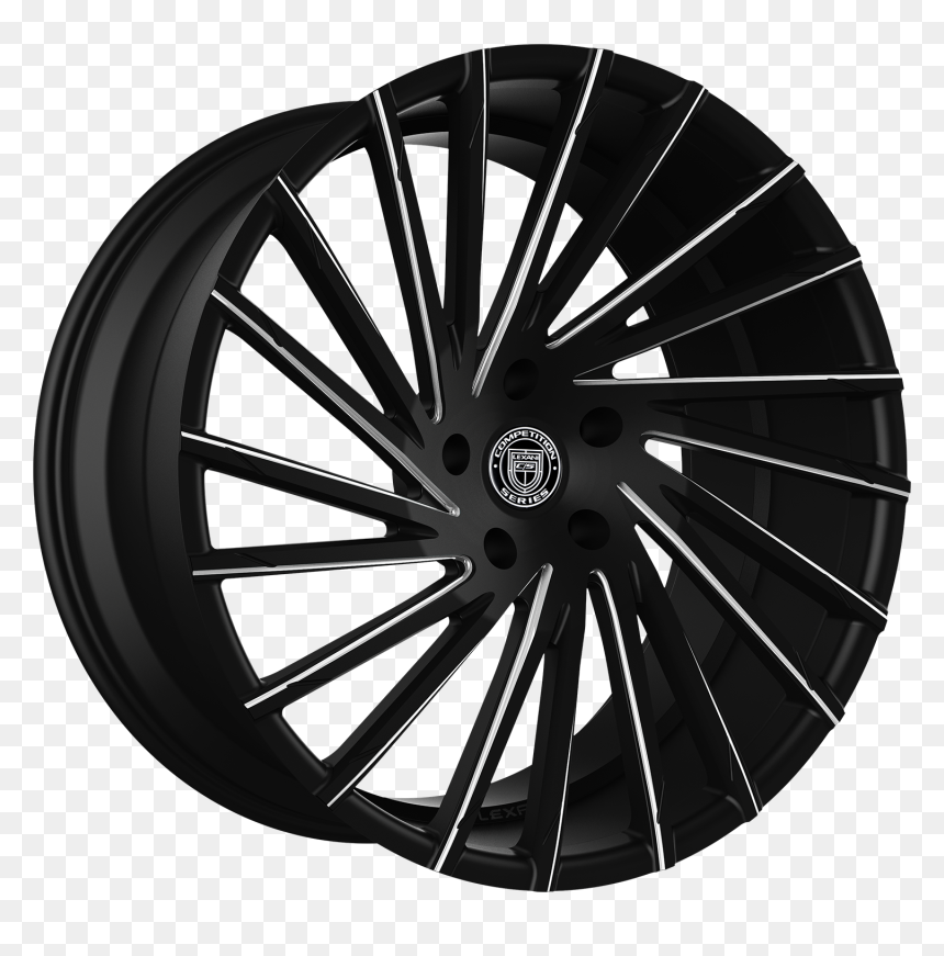 Gloss Black/cnc Grooves - Wraith Lexani Wheels, HD Png Download - wraith png