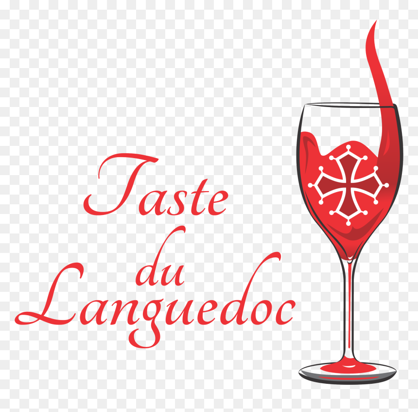 Taste Du Languedoc Wine Tours Logo - Wine Glass, HD Png Download - wine tasting png