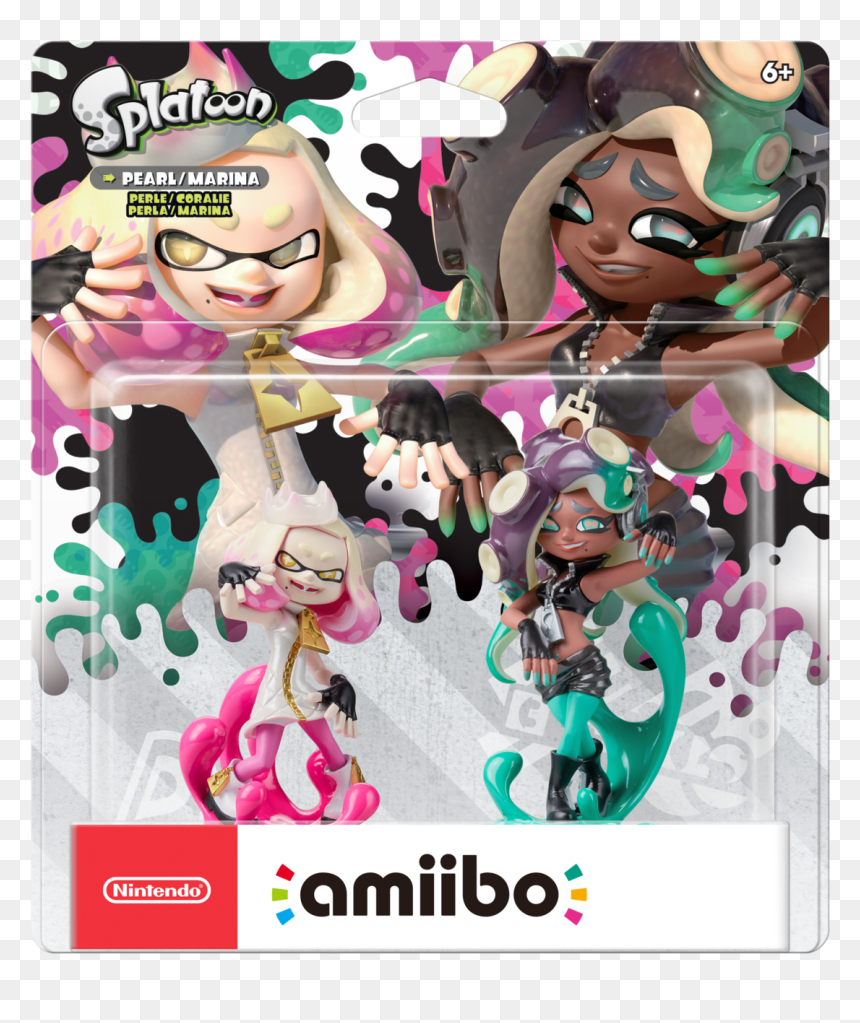 Splatoon Pearl And Marina Amiibo, HD Png Download - amiibo logo png