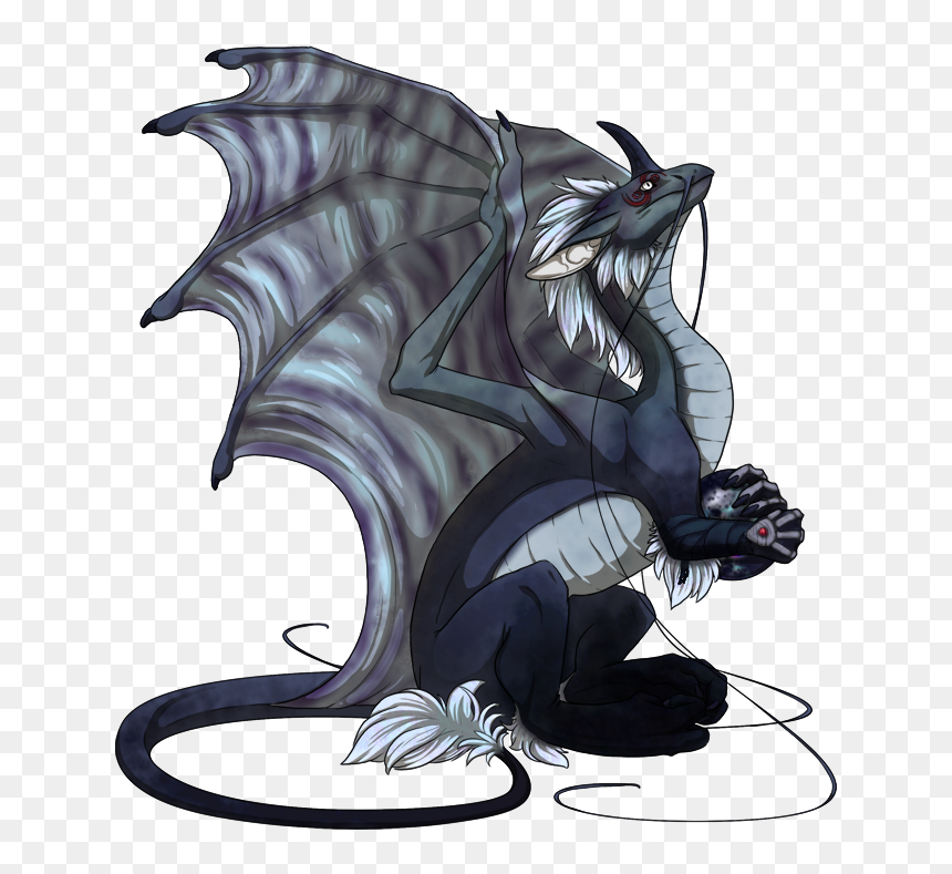 Wraith - V2 - Flight Rising Fall Dragon, HD Png Download - wraith png