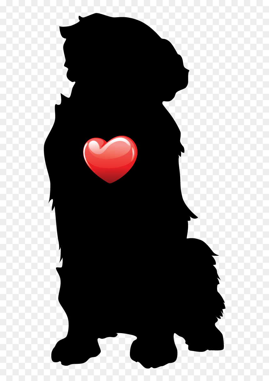 My Heart Golden Retriever Nail Art Decals Patch Puppy - Heart, HD Png Download - gildan logo png
