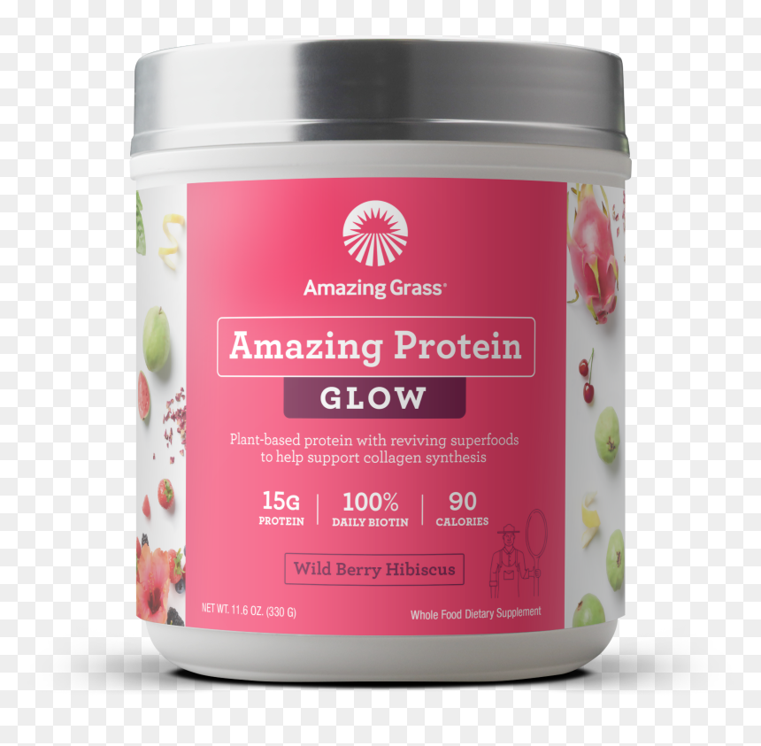 Amazing Grass Amazing Protein Glow, Wild Berry Hibiscus, - Amazing Grass Amazing Protein Glow, HD Png Download - wild grass png