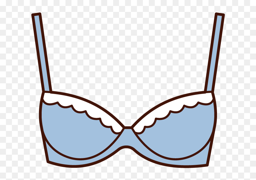 Illustration Of Bra And Women"s Underwear - Brassiere, HD Png Download - hanging bra png