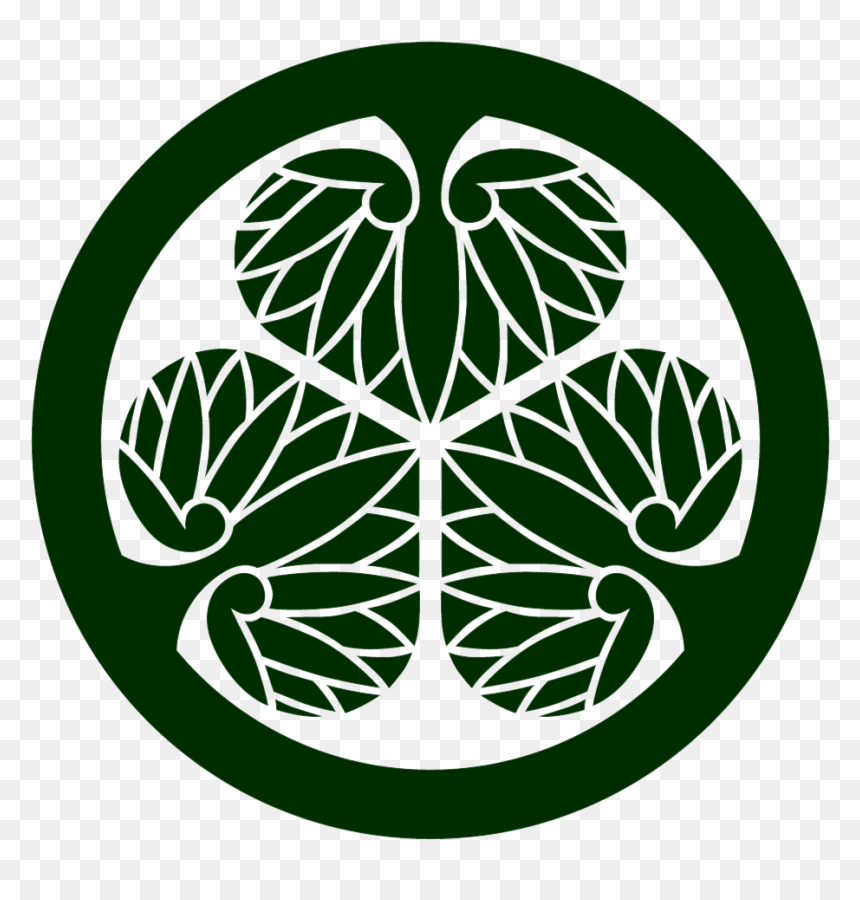 Tokugawa Clan, HD Png Download - crest leaves png