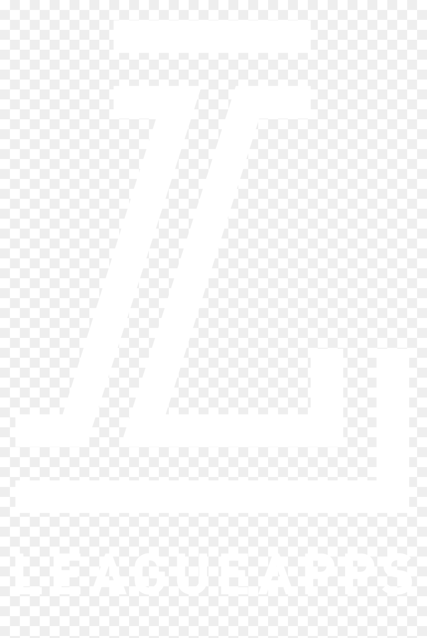 Leagueapps Logo White-vert - Johns Hopkins Logo White, HD Png Download - starz logo png