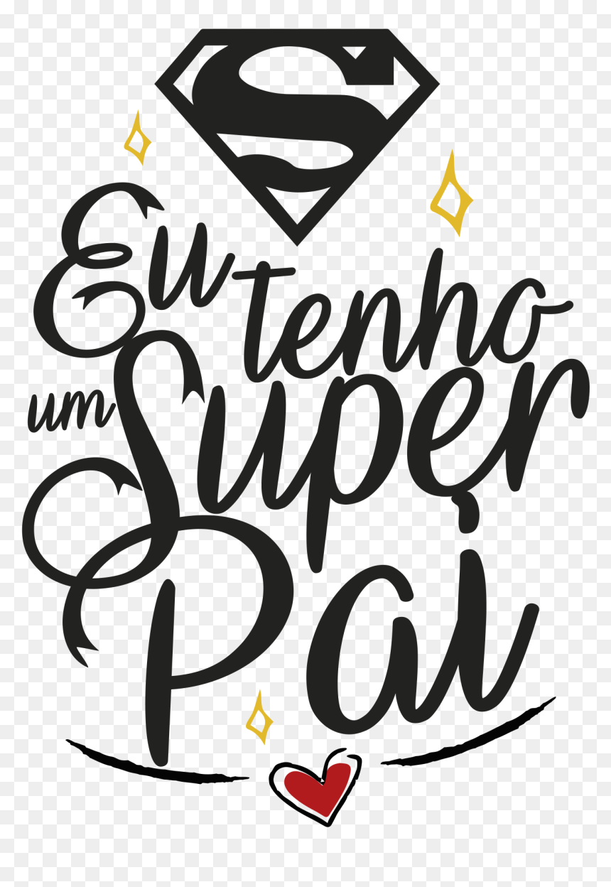 Superman Logo, HD Png Download - moldura dia dos pais png