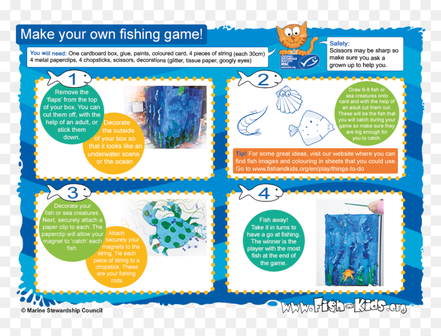 Make A Fishing Game - Circle, HD Png Download - piece of string png
