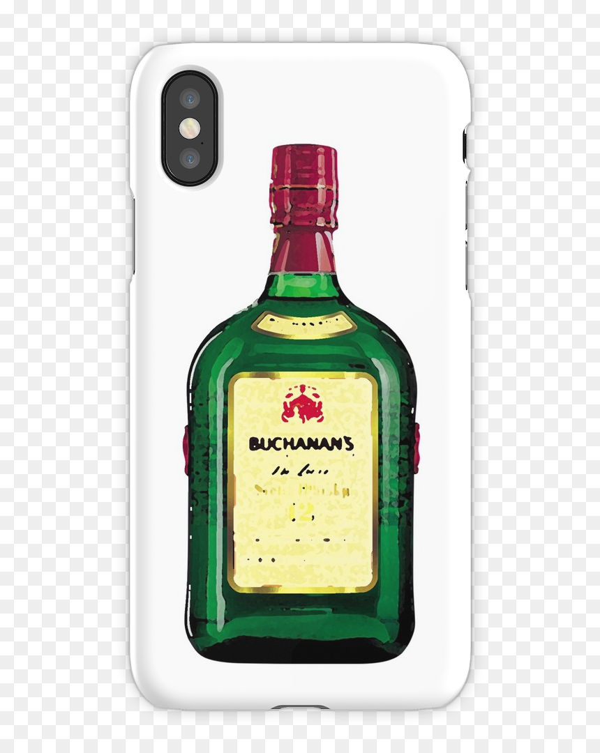 Small Green Liquor Bottle, HD Png Download - buchanans png