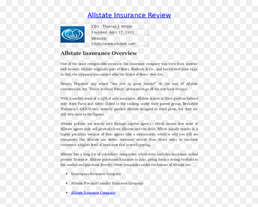 Screenshot, HD Png Download - esurance logo png
