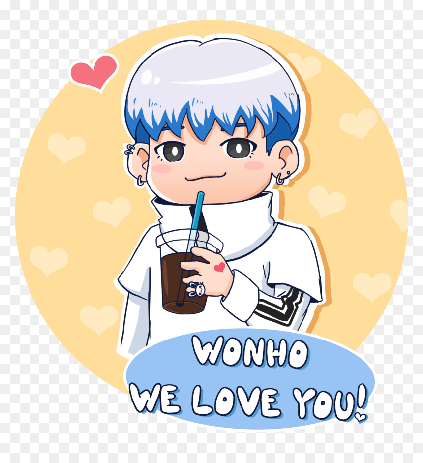 Cartoon, HD Png Download - monsta x png
