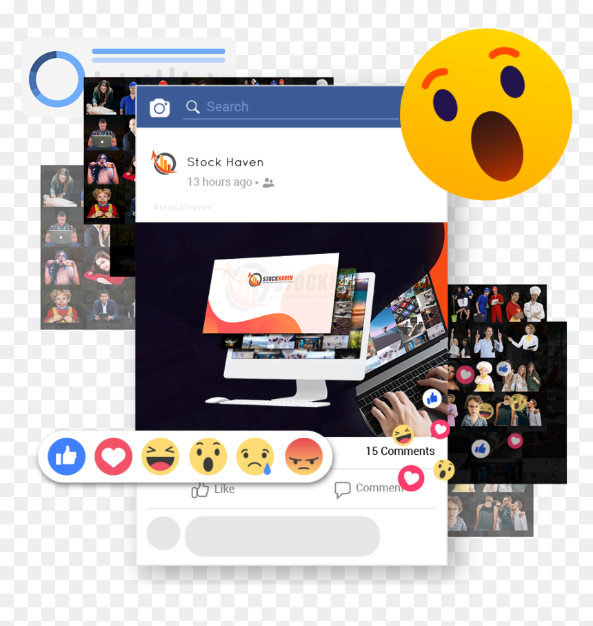 Screenshot, HD Png Download - facebook live icon png