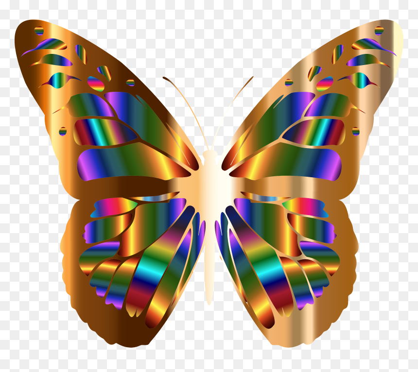 This Free Icons Png Design Of Iridescent Monarch Butterfly - Clipart Monarch Butterfly, Transparent Png - monarch png
