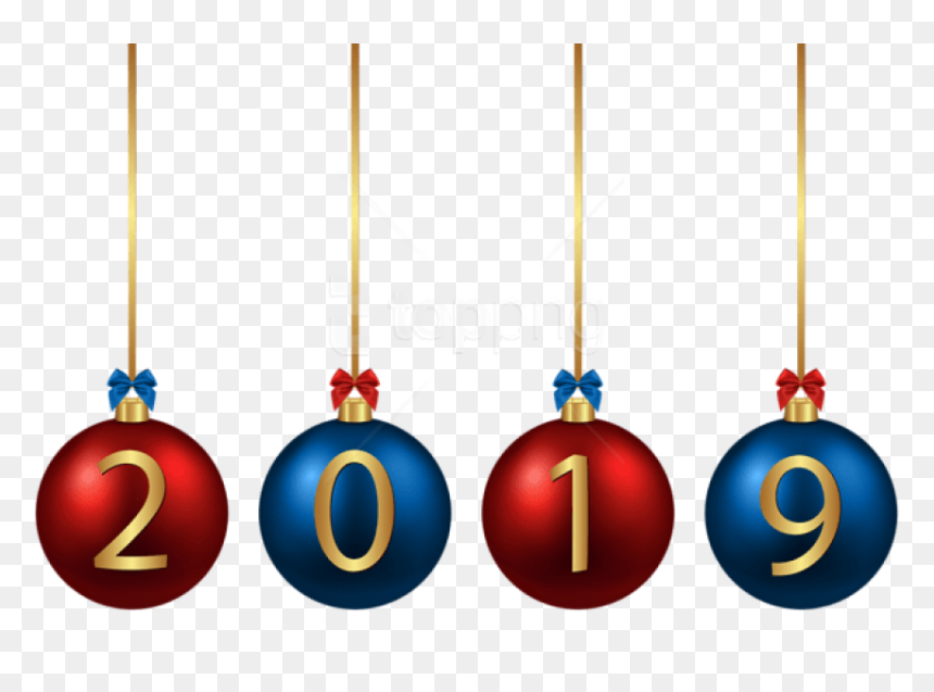 Free Png 2019 Christmas Balls Red Blue Png - Christmas Balls 2020 Png, Transparent Png - free christmas png