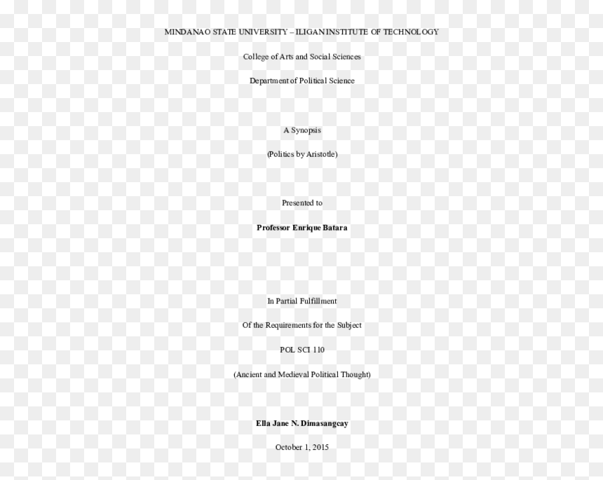Document, HD Png Download - aristotle png