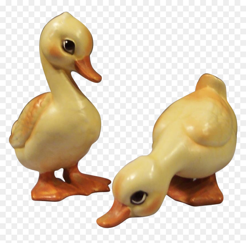 Vintage Easter Lefton Baby Ducks Ducklings H6981 From - Duck, HD Png Download - baby duck png
