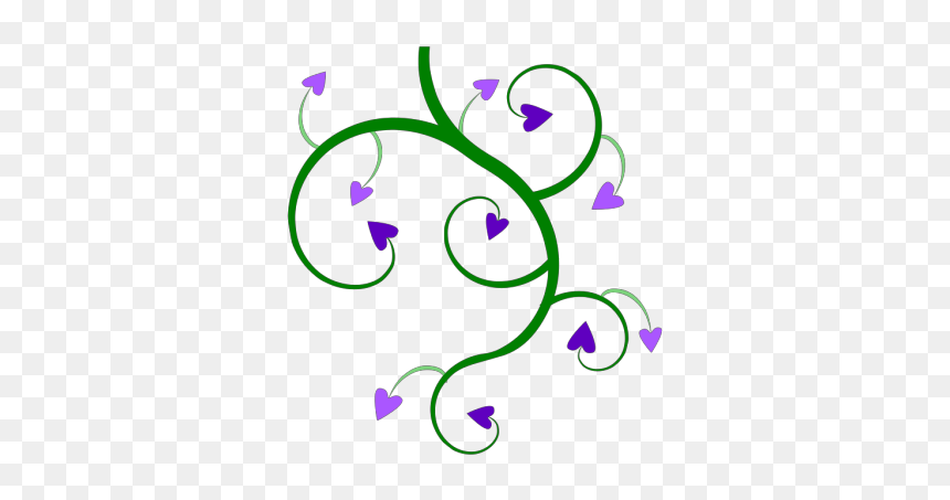 Heart Vine Green 2 Png Icons - Love Couple Clipart Png, Transparent Png - horizontal vine png