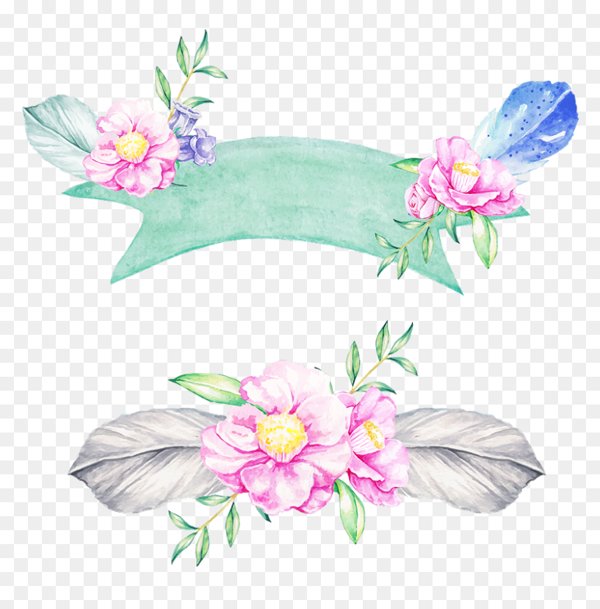 #flower Banner - Water Lily, HD Png Download - flower banner png