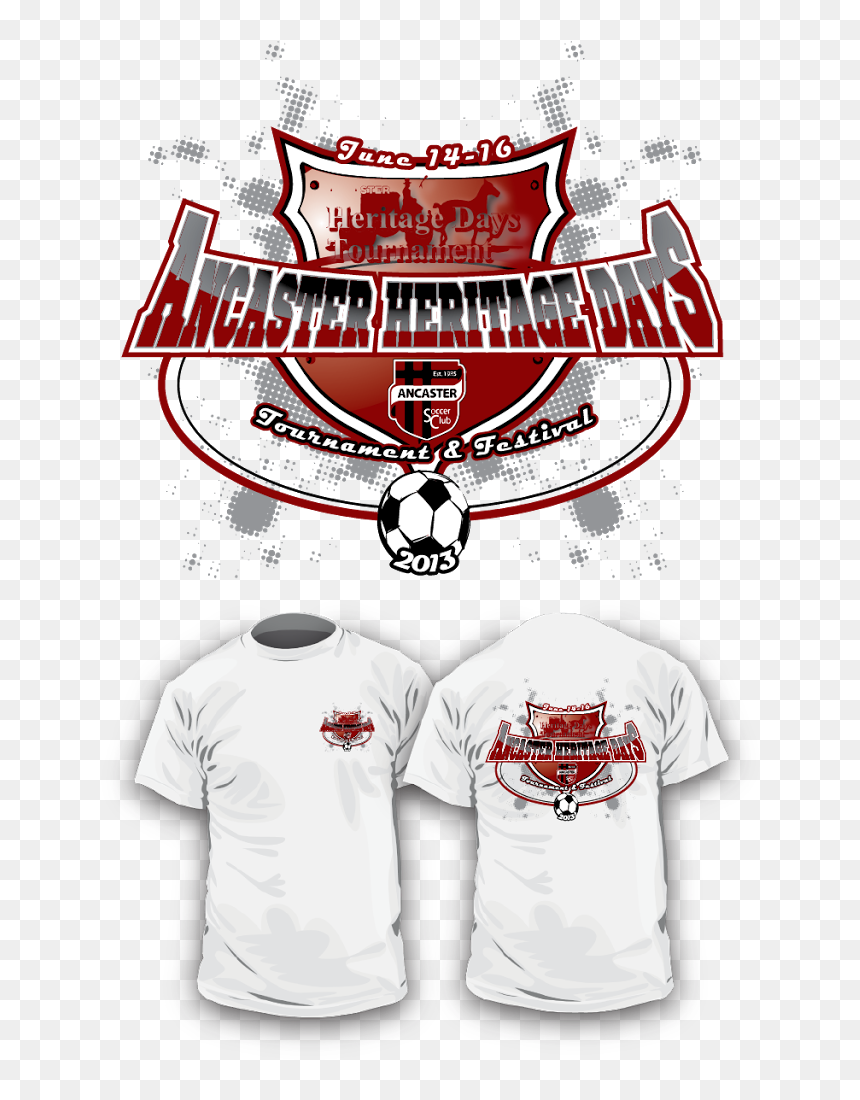 Canada Ontario Big Soccer Event Logo Design Idea By - Active Shirt, HD Png Download - t shirt vector png